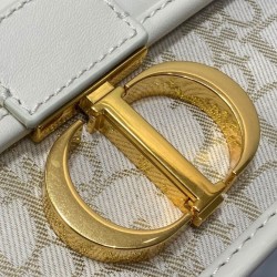 Replica Borsa Dior 30 Montaigne East-West con catena Crema
