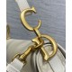 Replica Borsa Dior Saddle con tracolla Crema