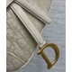 Replica Borsa Dior Saddle con tracolla Crema