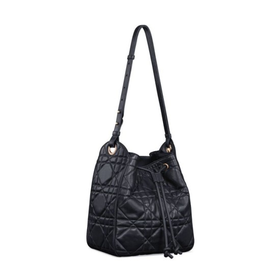 Replica Borsa Christian Dior D-Motion media nera
