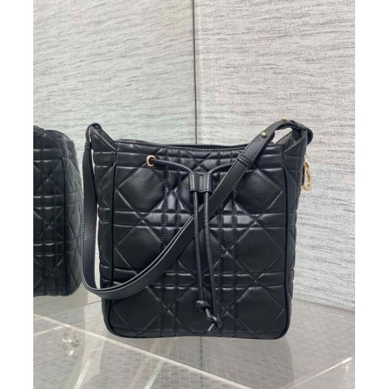 Replica Borsa Christian Dior D-Motion media nera