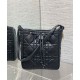 Replica Borsa Christian Dior D-Motion media nera