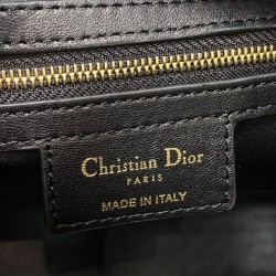 Replica Borsa Christian Dior D-Motion media nera