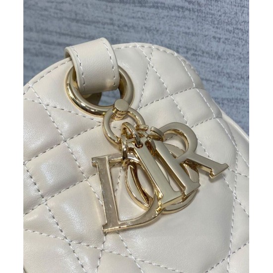 Replica Borsa Christian Dior D-Motion media crema Replica Borsa Christian Dior D-Motion media crema