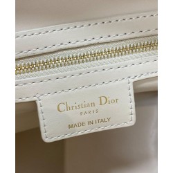 Replica Borsa Christian Dior D-Motion media crema