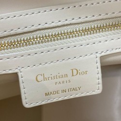 Replica Borsa Christian Dior D-Motion media crema