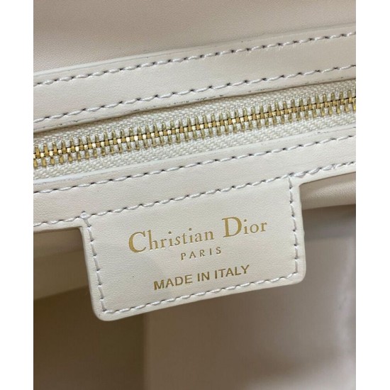 Replica Borsa Christian Dior D-Motion media crema Replica Borsa Christian Dior D-Motion media crema
