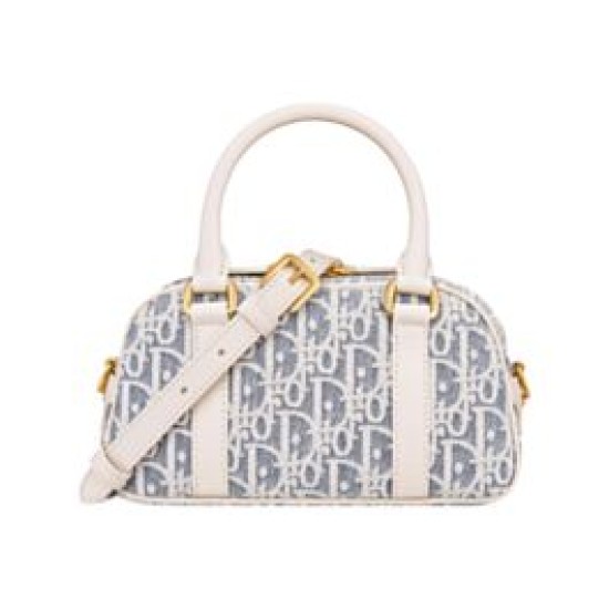 Replica Borsa Christian Dior D-Vibe East-West Nano blu