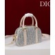 Replica Borsa Christian Dior D-Vibe East-West Nano blu