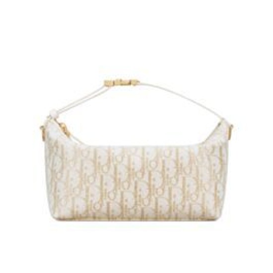 Replica Borsa Dior Travel Nomad media Crema