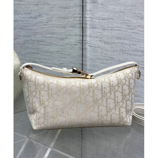 Replica Borsa Dior Travel Nomad media Crema