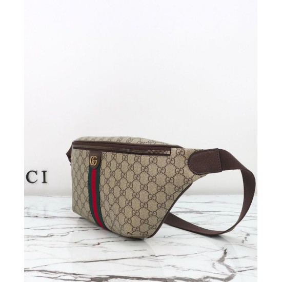 Replica Borsa a tracolla Gucci Ophidia grande 839104 Caffè scuro
