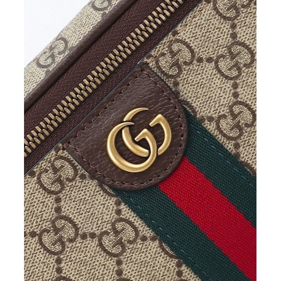 Replica Borsa a tracolla Gucci Ophidia grande 839104 Caffè scuro