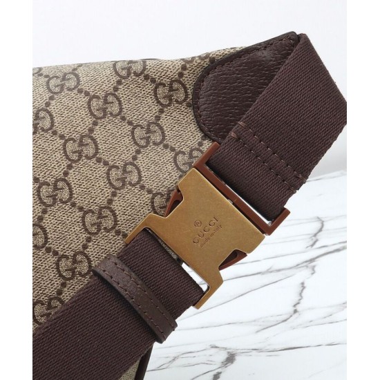 Replica Borsa a tracolla Gucci Ophidia grande 839104 Caffè scuro