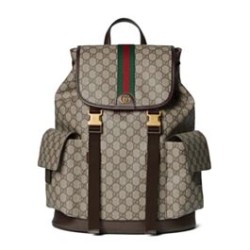 Replica Zaino da uomo Gucci Ophidia grande Caffè scuro