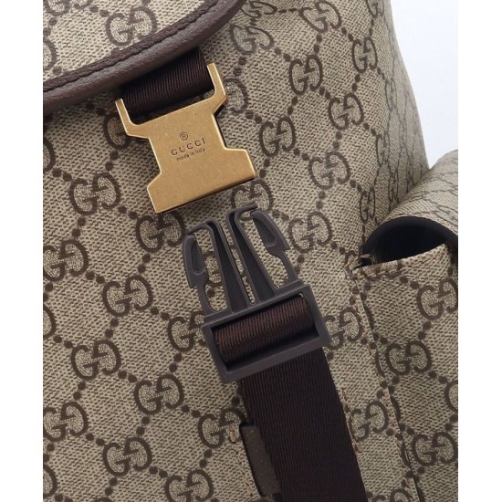 Replica Zaino da uomo Gucci Ophidia grande Caffè scuro