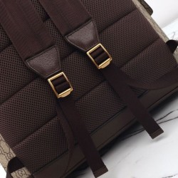 Replica Zaino da uomo Gucci Ophidia grande Caffè scuro