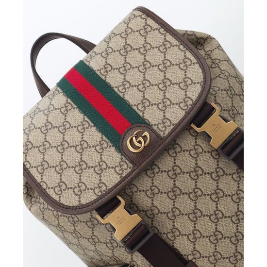 Replica Zaino da uomo Gucci Ophidia grande Caffè scuro