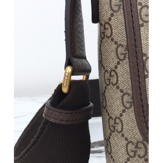 Replica Borsa a tracolla Gucci Ophidia media Caffè scuro Replica Borsa a tracolla Gucci Ophidia media Caffè scuro
