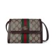 Replica Borsa a tracolla Gucci Ophidia mini 838481 Caffè scuro