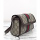 Replica Borsa a tracolla Gucci Ophidia mini 838481 Caffè scuro