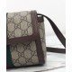 Replica Borsa a tracolla Gucci Ophidia mini 838481 Caffè scuro