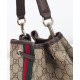 Replica Borsa a secchiello Gucci Ophidia piccola 841313 Caffè scuro Replica Borsa a secchiello Gucci Ophidia piccola 841313 Caffè scuro