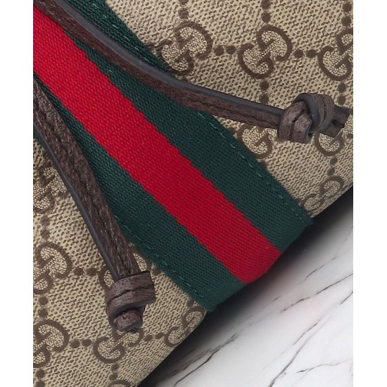 Replica Borsa a secchiello Gucci Ophidia piccola 841313 Caffè scuro Replica Borsa a secchiello Gucci Ophidia piccola 841313 Caffè scuro