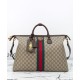 Replica Borsa da viaggio Gucci Gucci Savoy media 834469 Caffè scuro