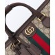 Replica Borsa da viaggio Gucci Gucci Savoy media 834469 Caffè scuro