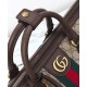 Replica Borsa da viaggio Gucci Gucci Savoy media 834469 Caffè scuro
