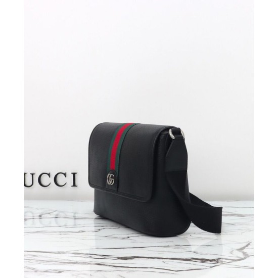 Replica Borsa a tracolla Gucci Ophidia media 834467 Nero