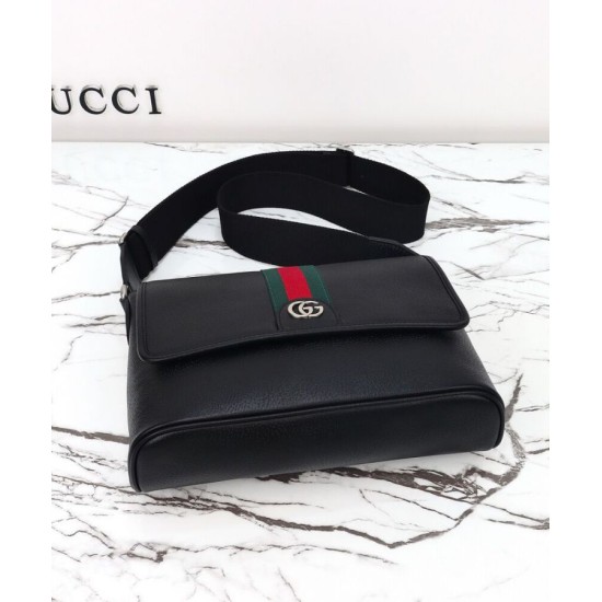 Replica Borsa a tracolla Gucci Ophidia media 834467 Nero