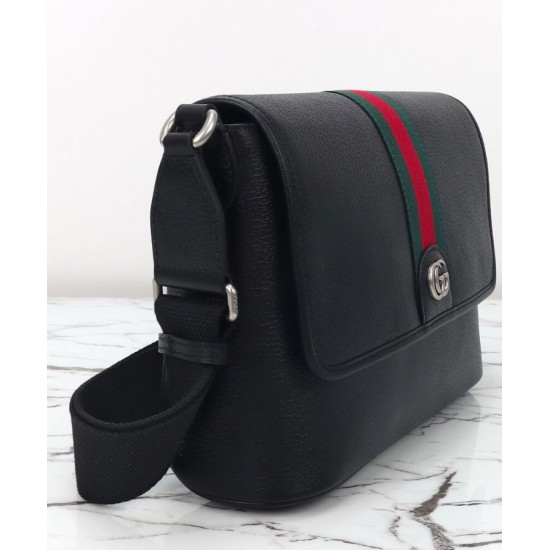 Replica Borsa a tracolla Gucci Ophidia media 834467 Nero