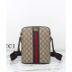 Replica Borsa a tracolla Gucci Ophidia piccola 839103 Caffè scuro