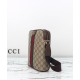 Replica Borsa a tracolla Gucci Ophidia piccola 839103 Caffè scuro
