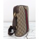 Replica Borsa a tracolla Gucci Ophidia piccola 839103 Caffè scuro