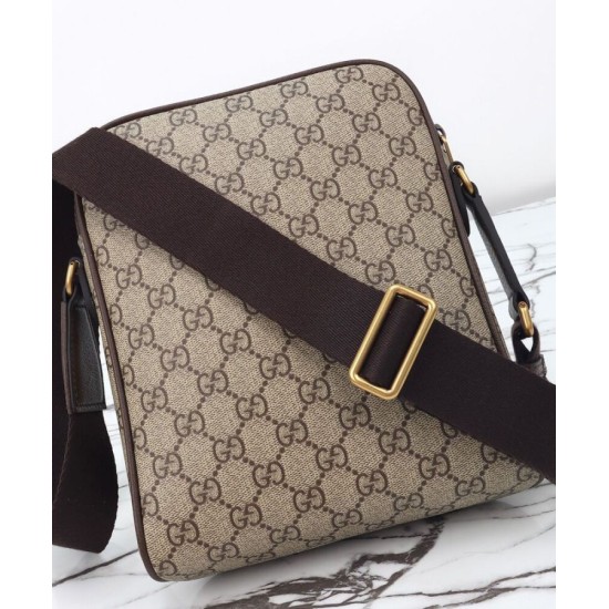 Replica Borsa a tracolla Gucci Ophidia piccola 839103 Caffè scuro
