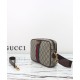 Replica Borsa a tracolla Gucci Ophidia piccola 839155 Caffè scuro