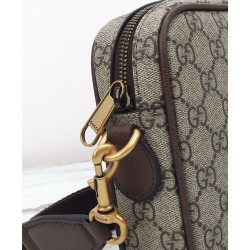 Replica Borsa a tracolla Gucci Ophidia piccola 839155 Caffè scuro