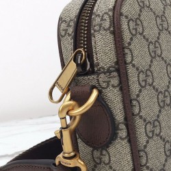 Replica Borsa a tracolla Gucci Ophidia piccola 839155 Caffè scuro