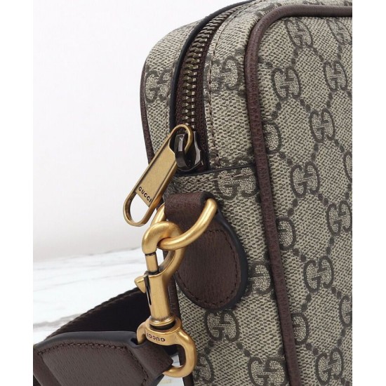 Replica Borsa a tracolla Gucci Ophidia piccola 839155 Caffè scuro