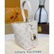 Replica Borsa Louis Vuitton All In BB m25673 Crema