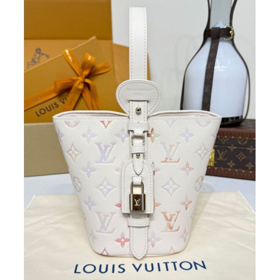 Replica Borsa Louis Vuitton All In BB m25673 Crema
