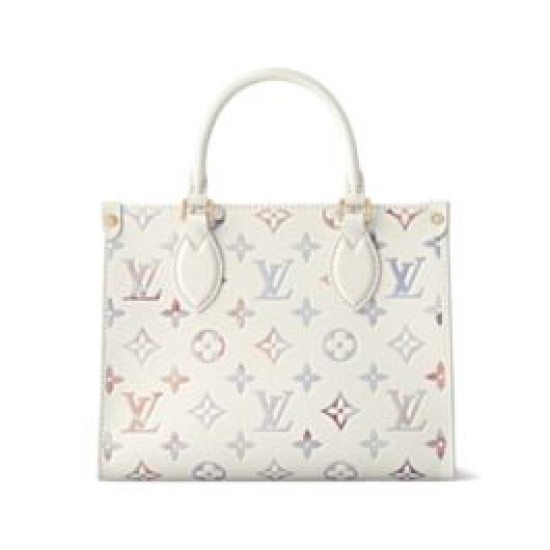 Replica Borsa Louis Vuitton Onthego PM m25770 Crema