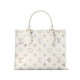 Replica Borsa Louis Vuitton Onthego PM m25770 Crema
