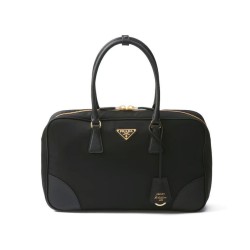 Replica Borsa Prada Re-Edition 1980 grande in Saffiano Re-Nylon, nera