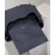 Replica Zaino YSL Saint Laurent Sac De Jour in pelle martellata, nero