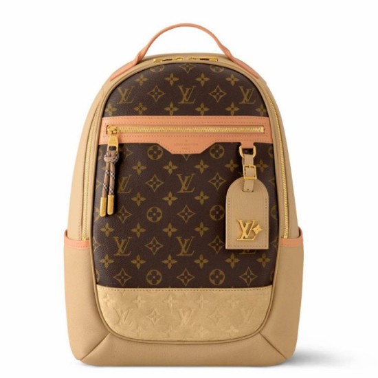 Replica Zaino Louis Vuitton Outdoor in pelle martellata M12624
