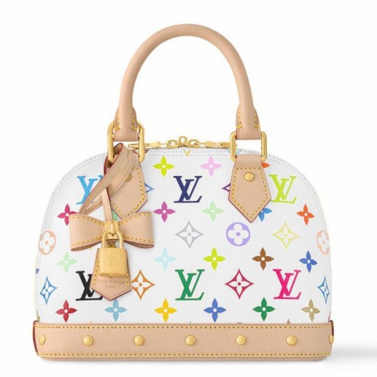 Replica Borsa Louis Vuitton LV x TM Alma BB in tela Monogram Multicolore M13078